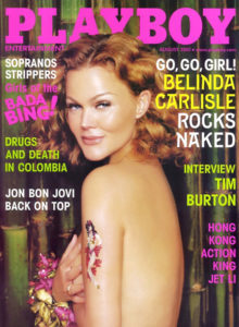 Belinda Carlisle poses naked for Playboy Magazine